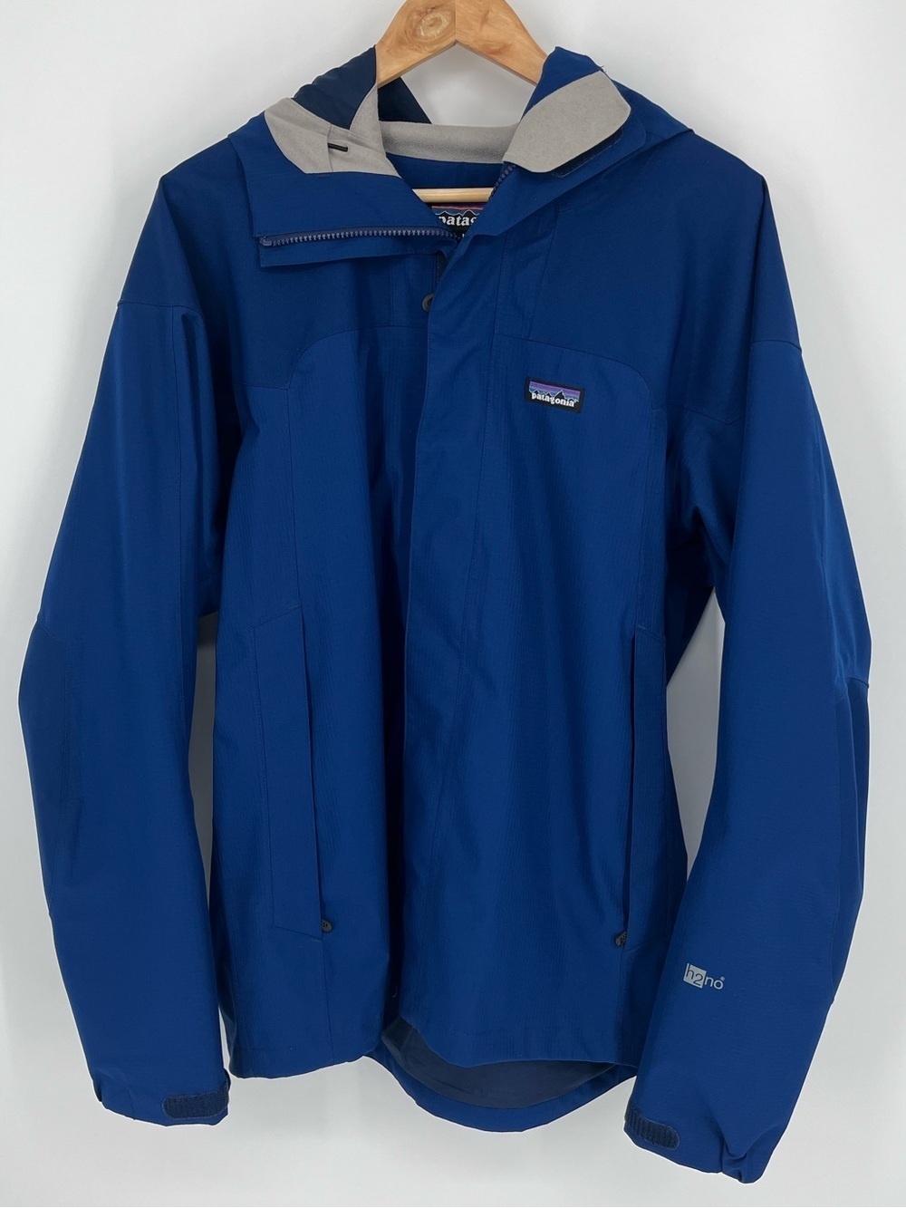 Patagonia Royal Blue Full-Zip Hooded Storm Jacket Men’s Size Large